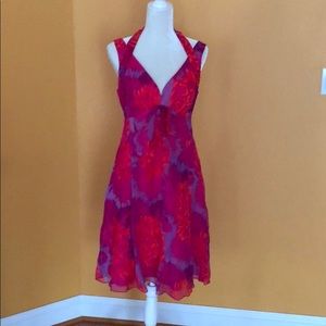 Silk dress midi